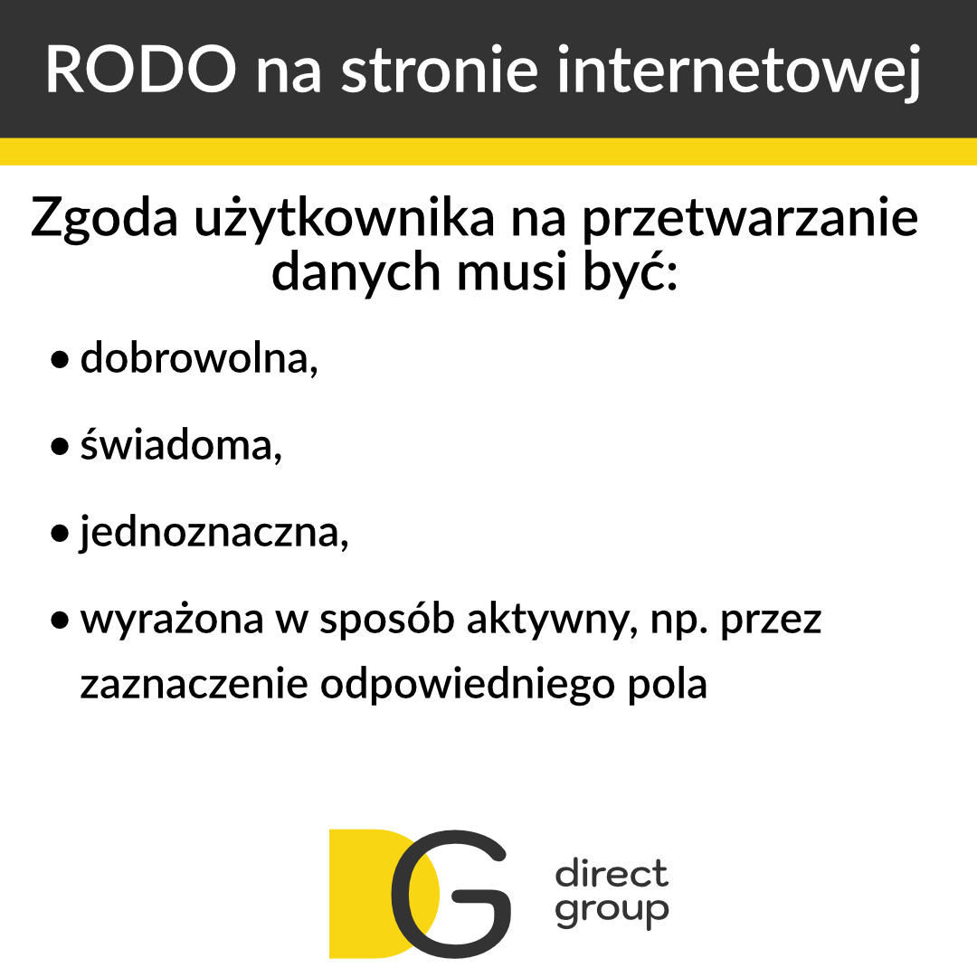 rodo na stronie internetowej